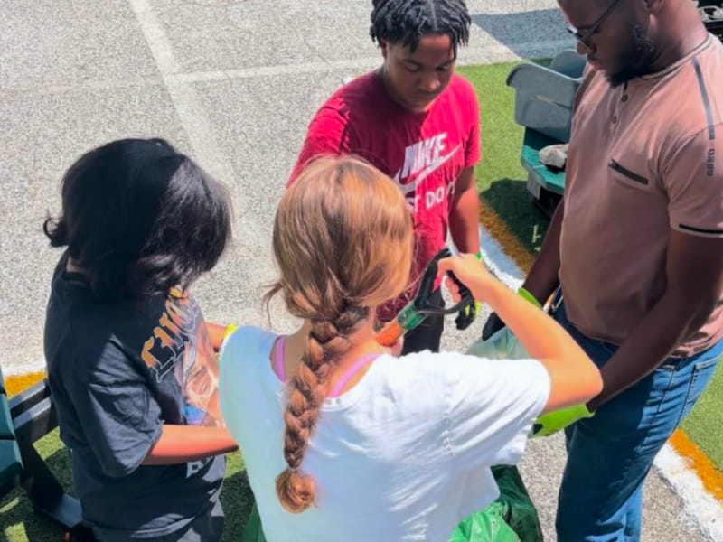 Youth exchange composting tips