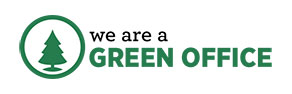 We are a green office logo