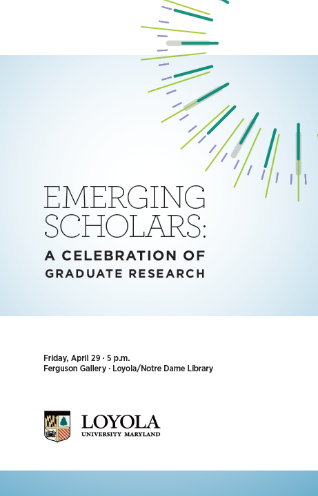 Cover for Emerging Scholars Program Booklet 2016