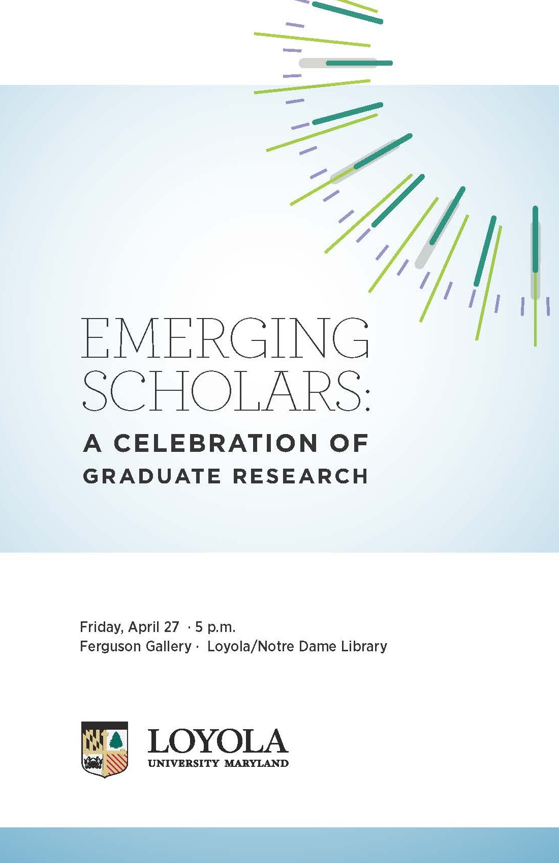 2012 Emerging Scholars program booklet cover