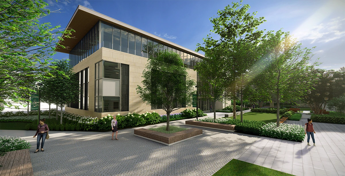 Rendering of new Donnelly Science Center