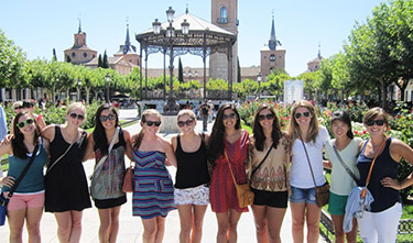Loyola students in Spain