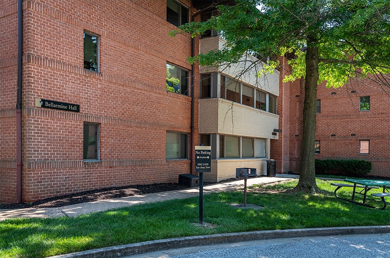 Bellarmine residence hall on Loyola's Evergreen campus