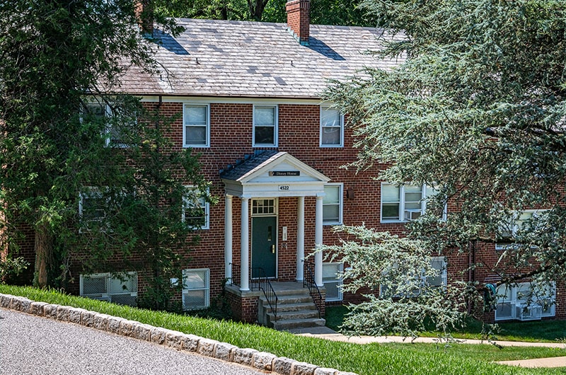 Southwell residence hall on Loyola's Evergreen campus