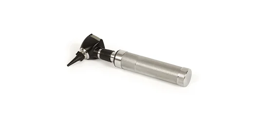 An otoscope