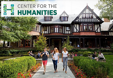 Center for Humanities logo with Humanities building