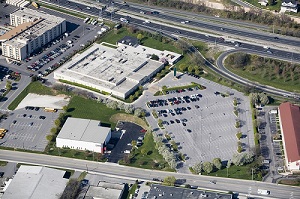 An aerial view of Loyola's Timonium Graduate Center